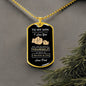 To My Son Dog Tag Necklace - Never Forget I Love You - Motivational Graduation Gift - Birthday Gift - Christmas Gift