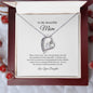 To My Beautiful Mom | I Aspire - Forever Love Necklace
