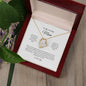 To My Loving Mom | Not Enough Words - Forever Love Necklace