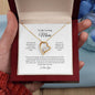 To My Loving Mom | Not Enough Words - Forever Love Necklace