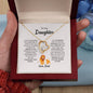 To My Daughter | Always Remember That I Love You - Forever Love Necklace