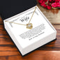 To My Wife | Hard To Find The Words - Love Knot Necklace