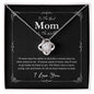 To The Best Mom | My Heart Requires - Love Knot Necklace