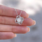To My Wife | You Hold The Key To My Heart - Love Knot Necklace