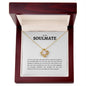 To My Soulmate | Love Knot Necklace