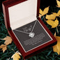 To My Wife | You Hold The Key To My Heart - Love Knot Necklace