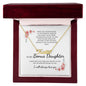 To My Bonus Daughter | Family Isn't Always Blood - Name Necklace