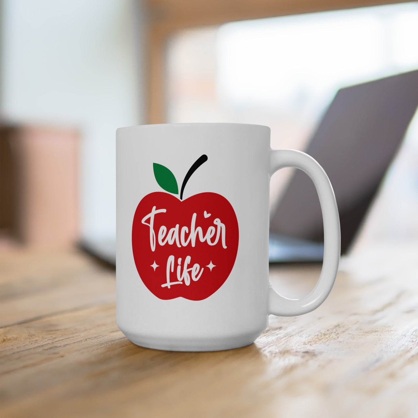 Teacher Life, Teacher Gifts Appreciation Week, Back To School, Ceramic Mug, (11oz, 15oz)