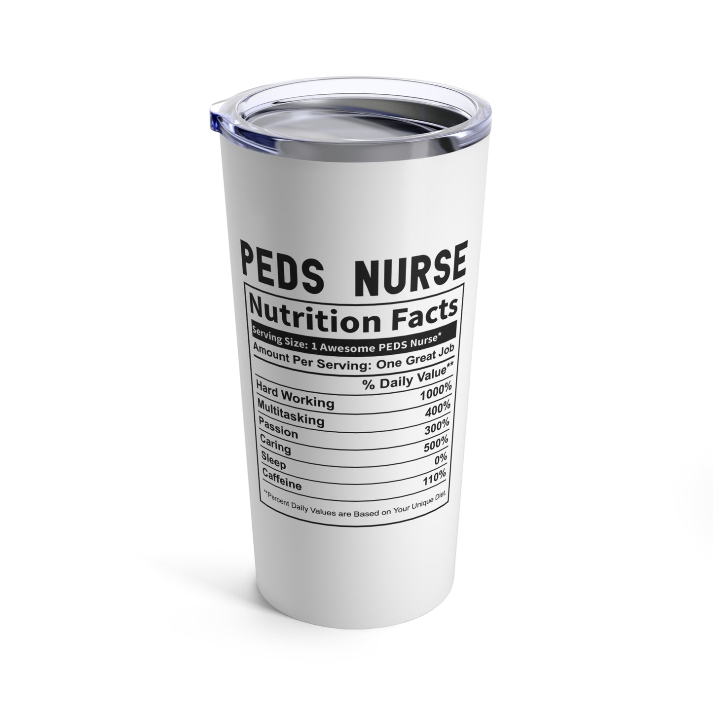 PEDS Nurse Tumbler 20oz