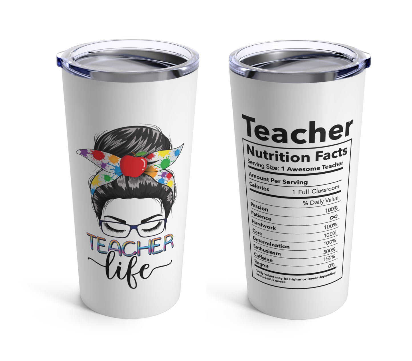 Teacher Life Tumbler, Teacher Appreciation Gift, Teacher Gifts For Women, Teacher Tumbler 20oz