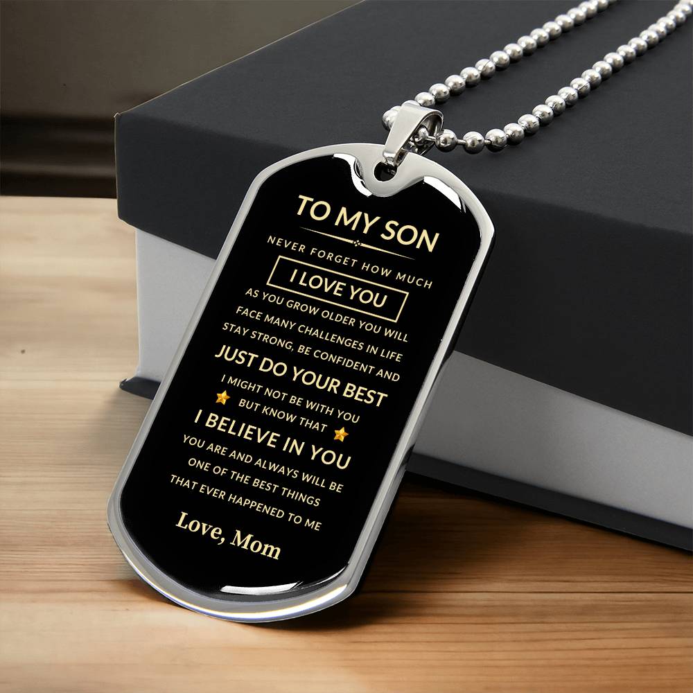 To My Son | Just Do Your Best - Love Mom