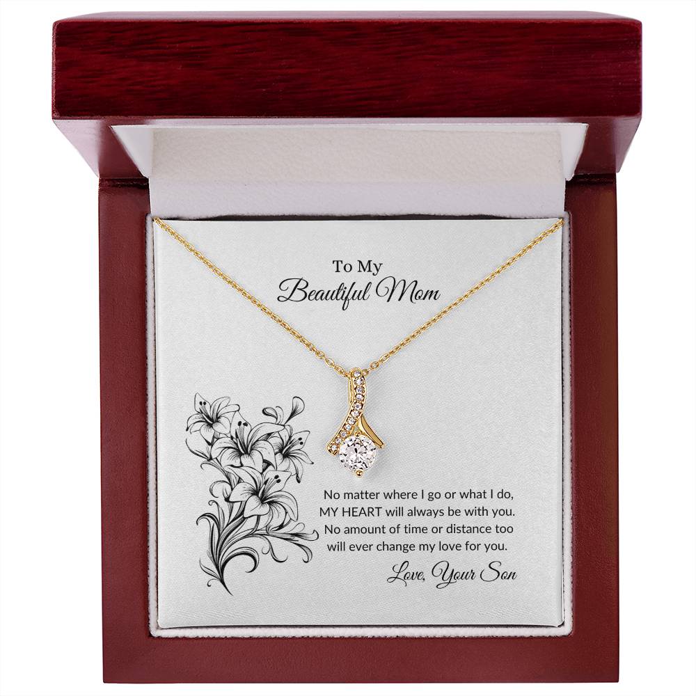 To My Beautiful Mom | My Love For You - Alluring Beauty Necklace